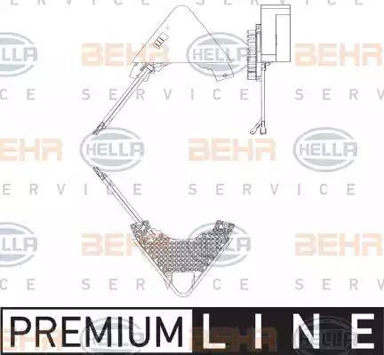 BEHR HELLA Service 5HL 351 321-221 - Regolatore, Ventitlatore abitacolo www.autoricambit.com