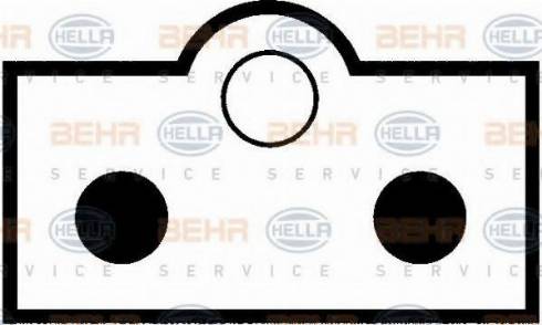 BEHR HELLA Service 8EW 009 144-701 - Ventola, Raffreddamento motore www.autoricambit.com