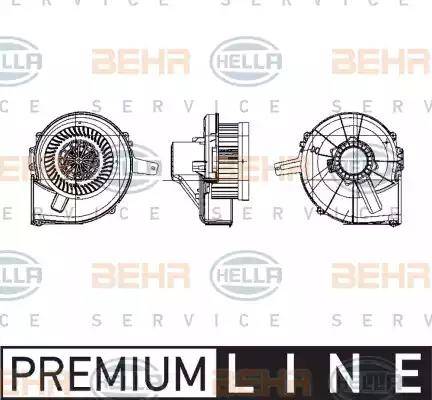 BEHR HELLA Service 8EW 009 157-141 - Ventilatore abitacolo www.autoricambit.com