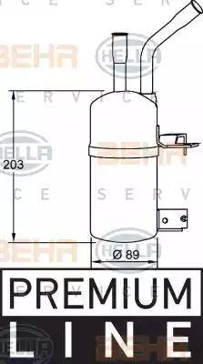 BEHR HELLA Service 8FT 351 192-061 - Essiccatore, Climatizzatore www.autoricambit.com