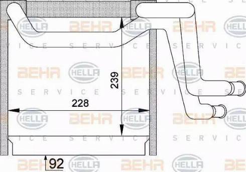 BEHR HELLA Service 8FV 351 336-001 - Evaporatore, Climatizzatore www.autoricambit.com