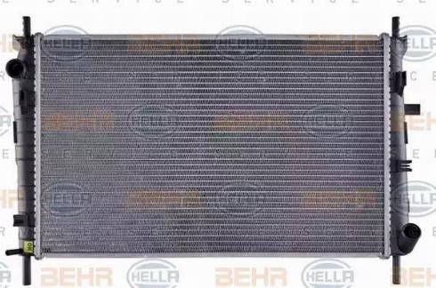 BEHR HELLA Service 8MK 376 706-631 - Radiatore, Raffreddamento motore www.autoricambit.com