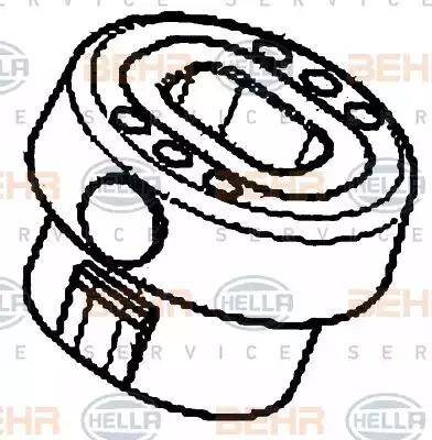 BEHR HELLA Service 8MK 376 787-431 - Radiatore, Raffreddamento motore www.autoricambit.com