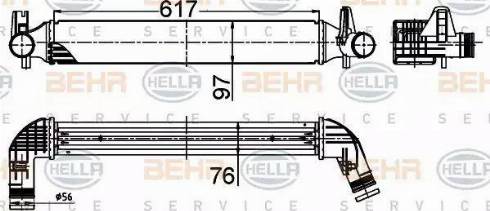 BEHR HELLA Service 8ML 376 988-494 - Intercooler www.autoricambit.com