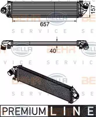 BEHR HELLA Service 8ML 376 746-471 - Intercooler www.autoricambit.com