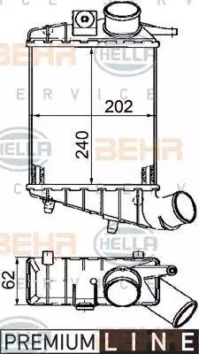 BEHR HELLA Service 8ML 376 746-541 - Intercooler www.autoricambit.com