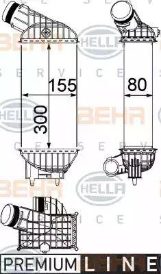 BEHR HELLA Service 8ML 376 746-791 - Intercooler www.autoricambit.com