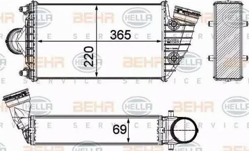 BEHR HELLA Service 8ML 376 783-571 - Intercooler www.autoricambit.com