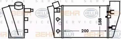 BEHR HELLA Service 8ML 376 776-091 - Intercooler www.autoricambit.com