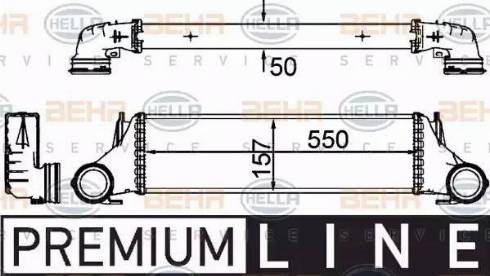 BEHR HELLA Service 8ML 376 777-241 - Intercooler www.autoricambit.com