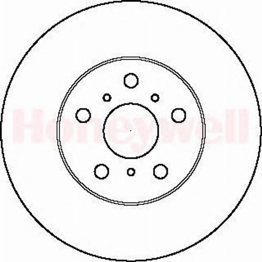 BENDIX 561607B - Discofreno www.autoricambit.com