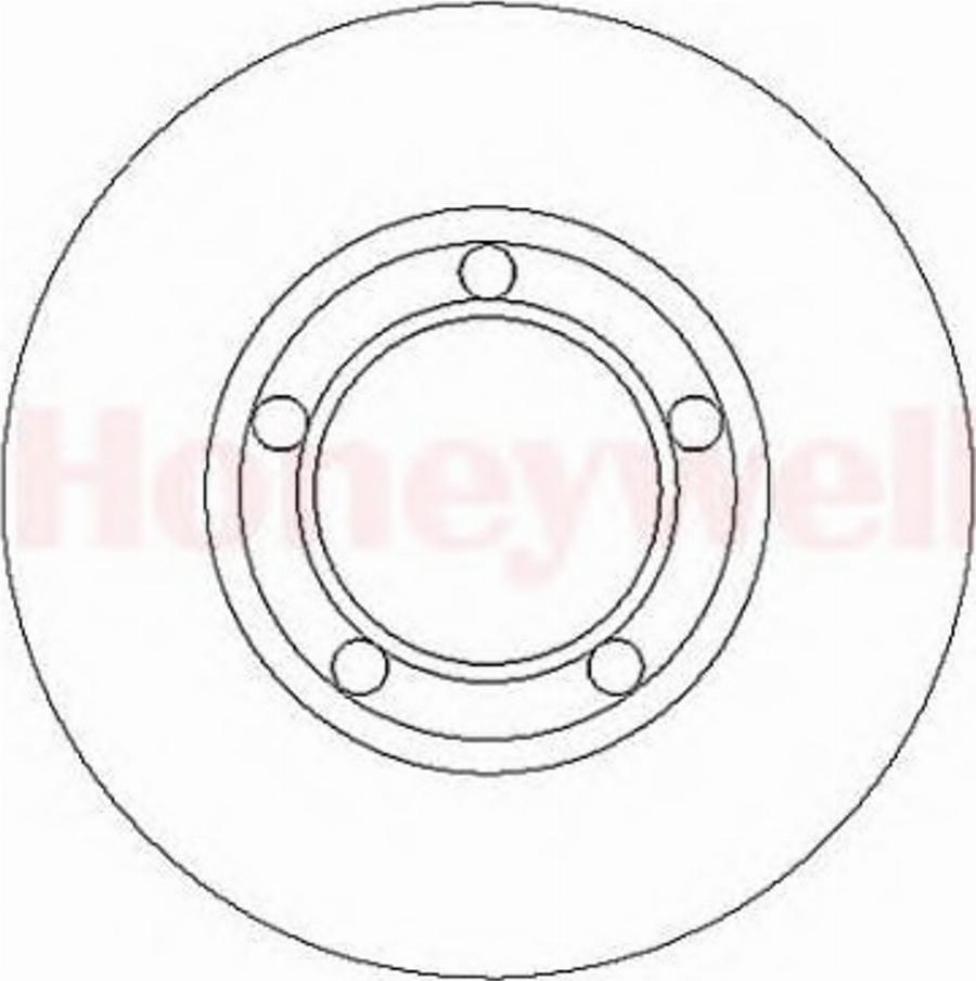 BENDIX 561067B - Discofreno www.autoricambit.com