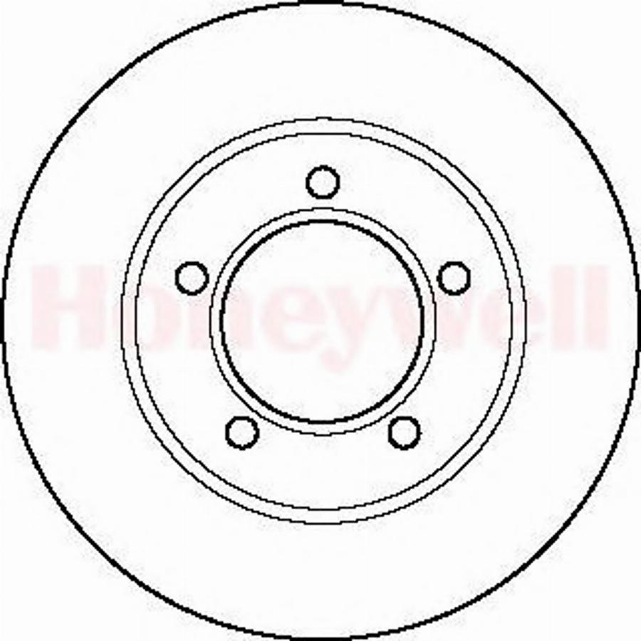 BENDIX 561234B - Discofreno www.autoricambit.com