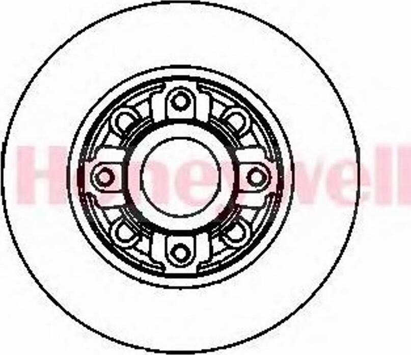 BENDIX 562450B - Discofreno www.autoricambit.com