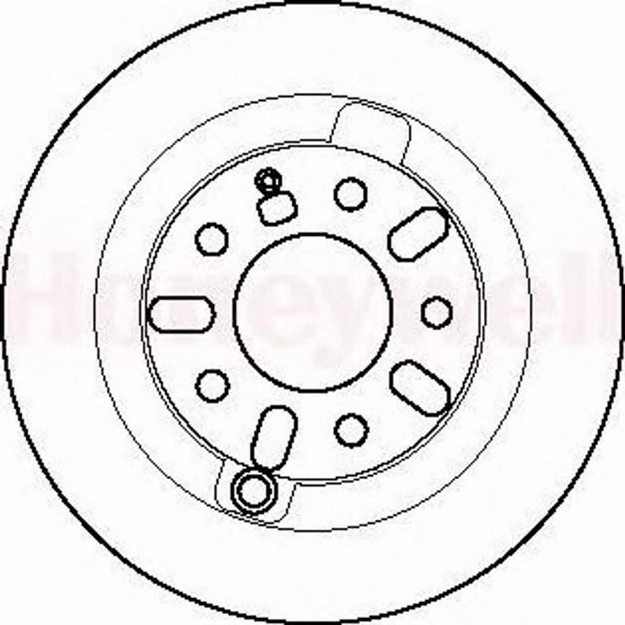 BENDIX 562113B - Discofreno www.autoricambit.com