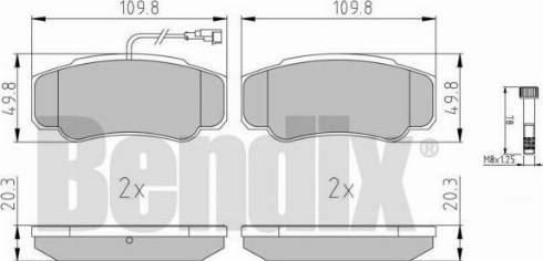 BENDIX 510657 - Kit pastiglie freno, Freno a disco www.autoricambit.com