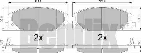 BENDIX 510153 - Kit pastiglie freno, Freno a disco www.autoricambit.com