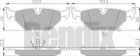 BENDIX 510134 - Kit pastiglie freno, Freno a disco www.autoricambit.com