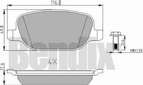 BENDIX 510891 - Kit pastiglie freno, Freno a disco www.autoricambit.com