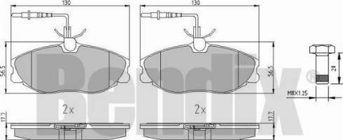 BENDIX 510292 - Kit pastiglie freno, Freno a disco www.autoricambit.com