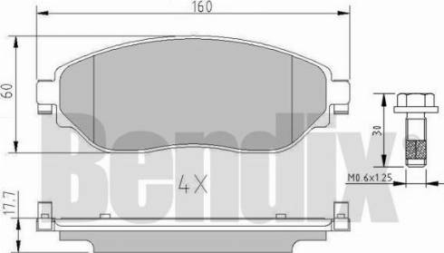 BENDIX 511234 - Kit pastiglie freno, Freno a disco www.autoricambit.com