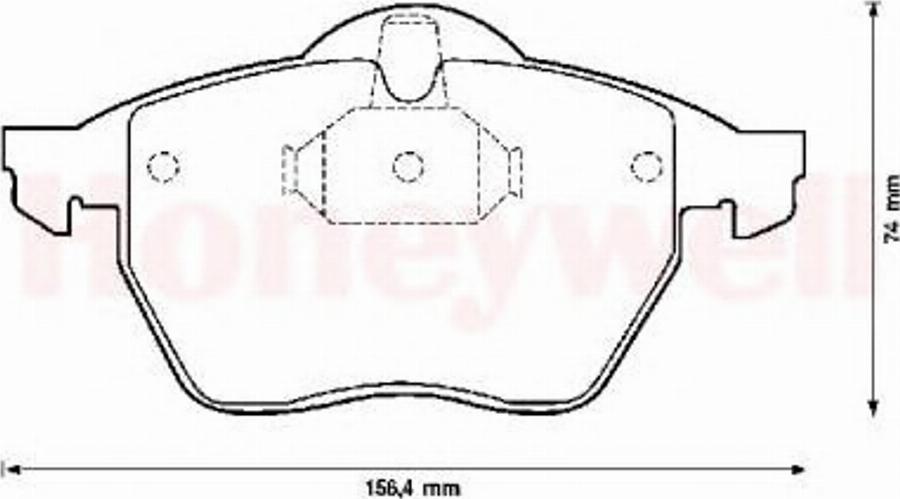 BENDIX 571920B - Kit pastiglie freno, Freno a disco www.autoricambit.com