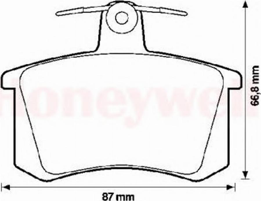 BENDIX 571462X - Kit pastiglie freno, Freno a disco www.autoricambit.com