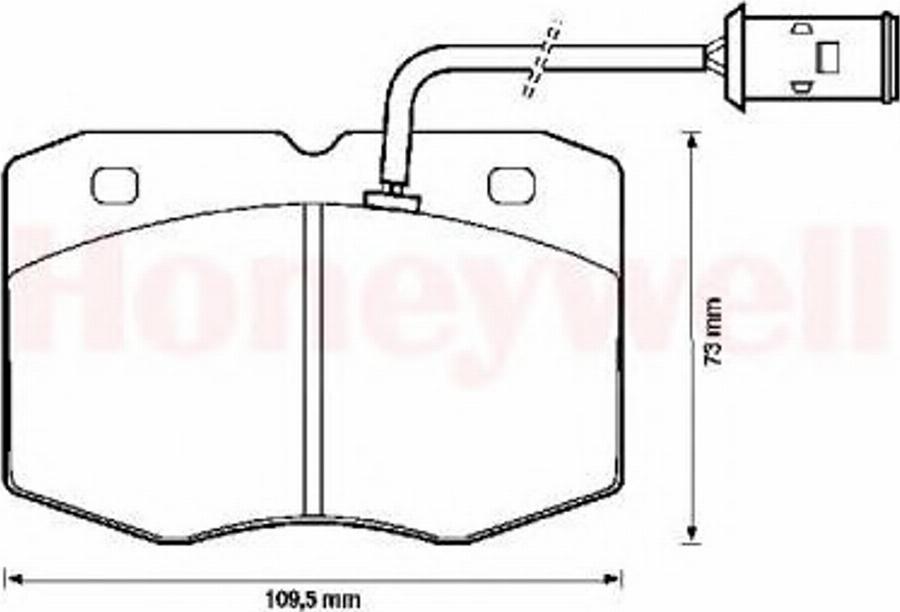 BENDIX 571416B - Kit pastiglie freno, Freno a disco www.autoricambit.com