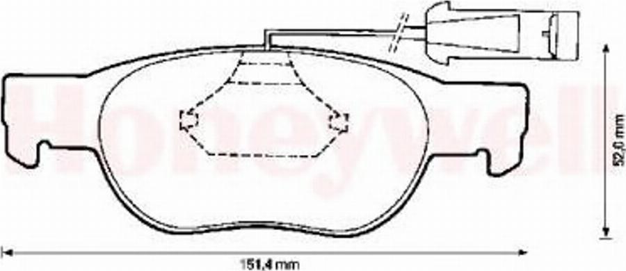 BENDIX 571888 B - Kit pastiglie freno, Freno a disco www.autoricambit.com