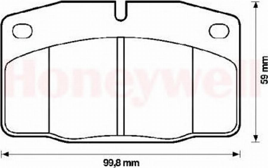 BENDIX 571833X - Kit pastiglie freno, Freno a disco www.autoricambit.com