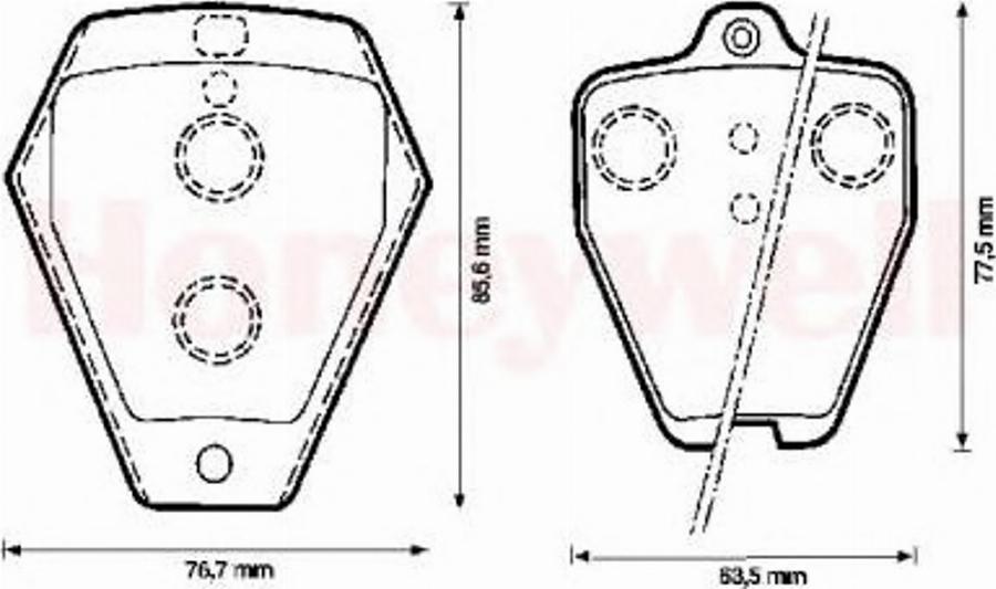 BENDIX 571871B - Kit pastiglie freno, Freno a disco www.autoricambit.com