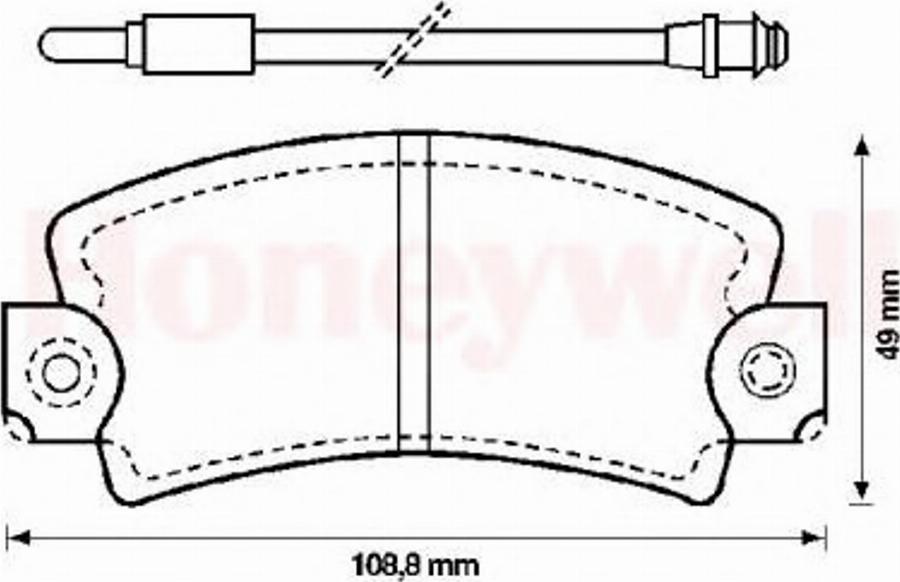 BENDIX 571337B - Kit pastiglie freno, Freno a disco www.autoricambit.com