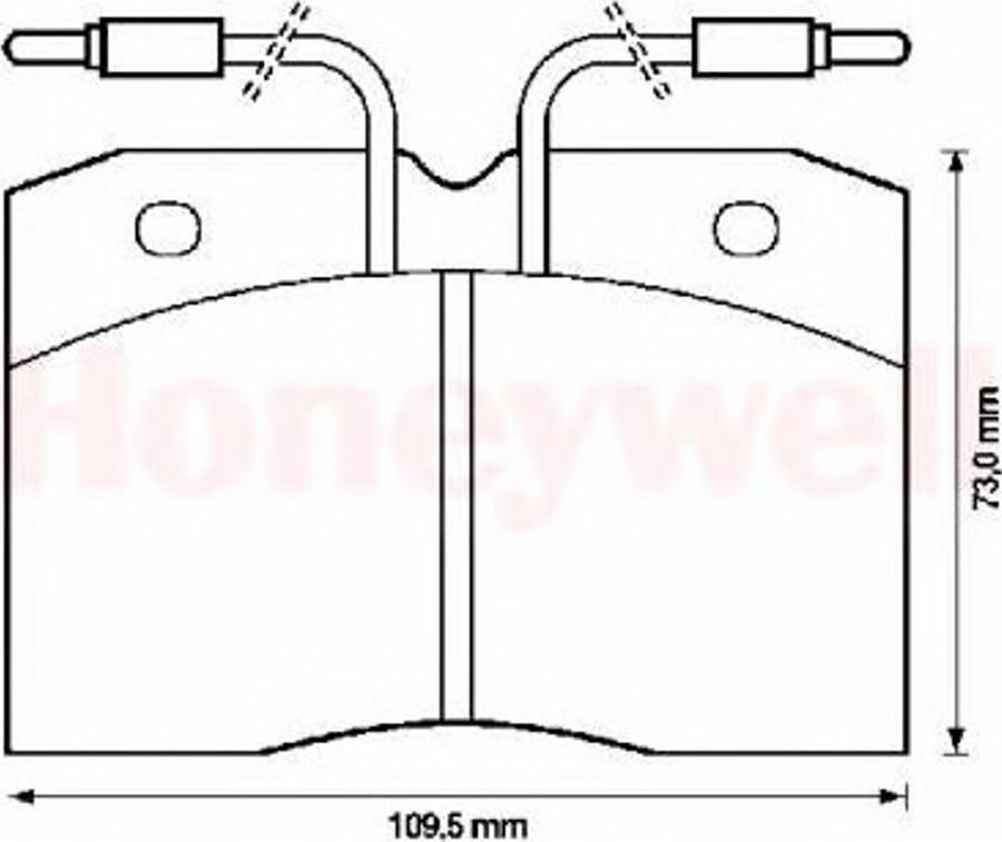 BENDIX 571325B - Kit pastiglie freno, Freno a disco www.autoricambit.com