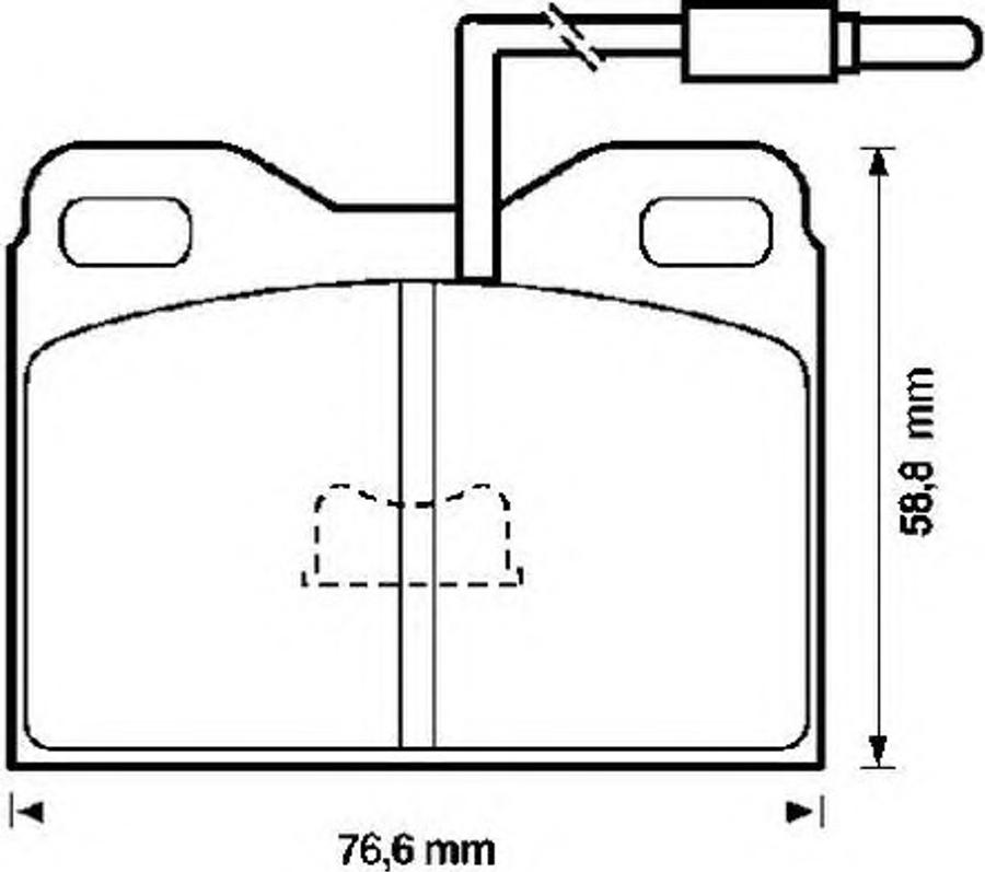 BENDIX 571323B - Kit pastiglie freno, Freno a disco www.autoricambit.com