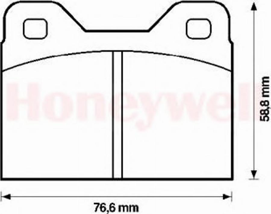 BENDIX 571222B - Kit pastiglie freno, Freno a disco www.autoricambit.com