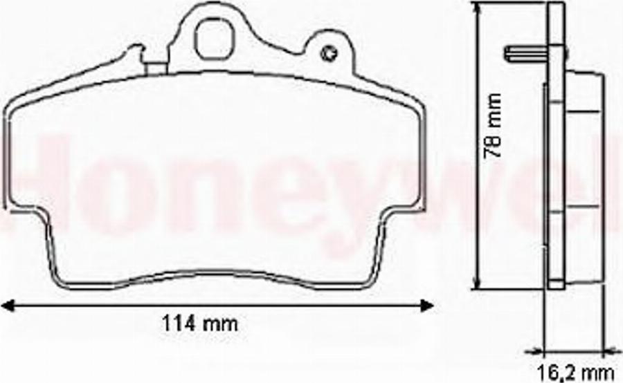 BENDIX 573043 B - Kit pastiglie freno, Freno a disco www.autoricambit.com