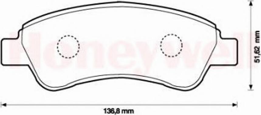 BENDIX 573030 B - Kit pastiglie freno, Freno a disco www.autoricambit.com