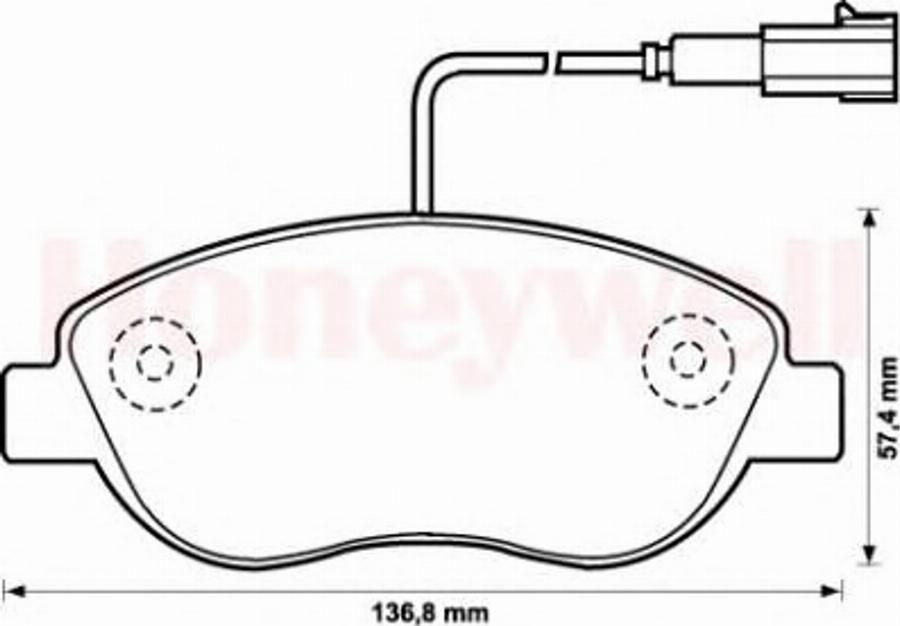 BENDIX 573075X - Kit pastiglie freno, Freno a disco www.autoricambit.com