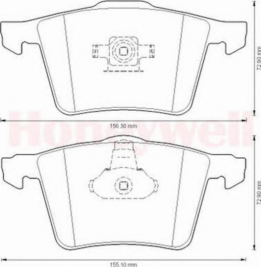 BENDIX 573199B - Kit pastiglie freno, Freno a disco www.autoricambit.com