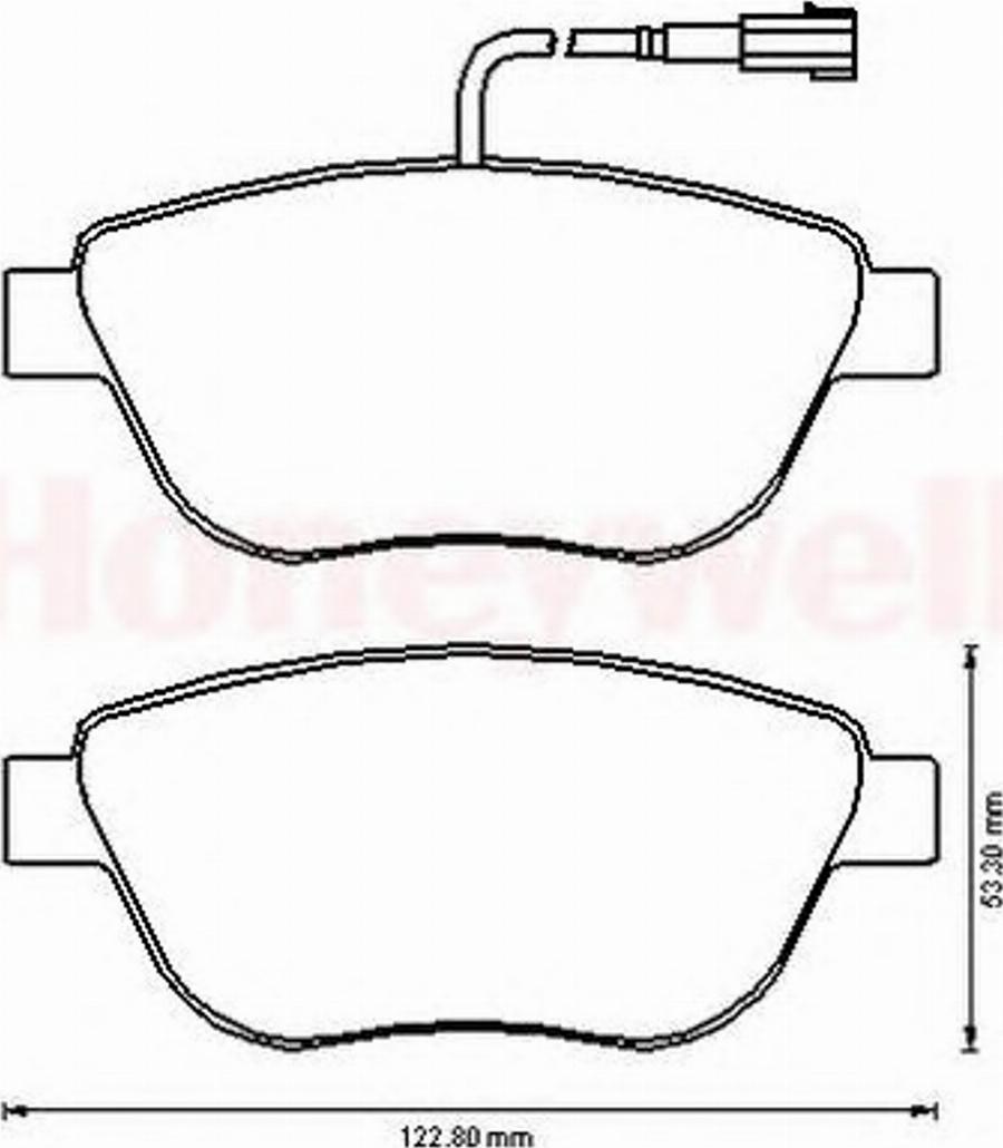 BENDIX 573164B - Kit pastiglie freno, Freno a disco www.autoricambit.com