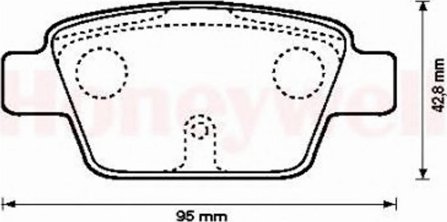 BENDIX 573105B - Kit pastiglie freno, Freno a disco www.autoricambit.com