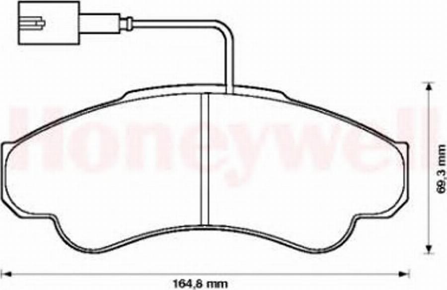 BENDIX 573114B - Kit pastiglie freno, Freno a disco www.autoricambit.com