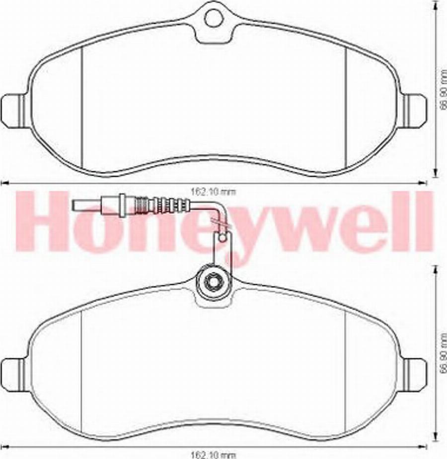 BENDIX 573280B - Kit pastiglie freno, Freno a disco www.autoricambit.com