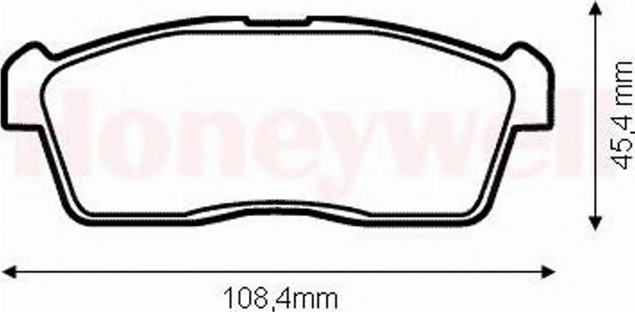 BENDIX 572471B - Kit pastiglie freno, Freno a disco www.autoricambit.com