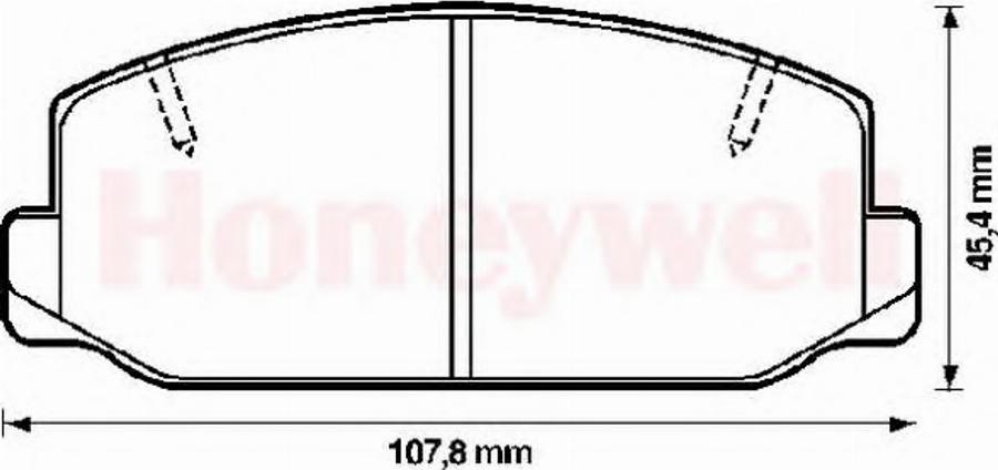 BENDIX 572192B - Kit pastiglie freno, Freno a disco www.autoricambit.com