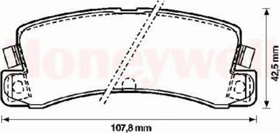 BENDIX 572188B - Kit pastiglie freno, Freno a disco www.autoricambit.com