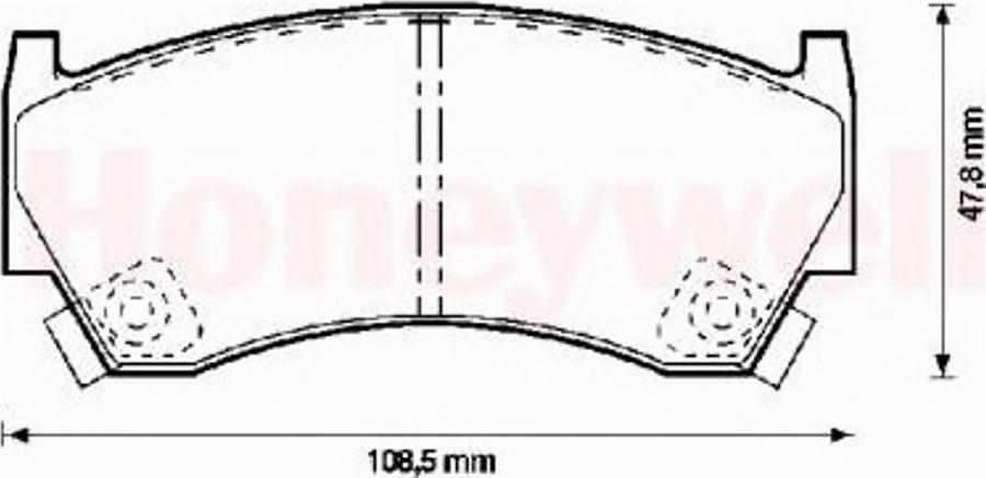 BENDIX 572396 B - Kit pastiglie freno, Freno a disco www.autoricambit.com