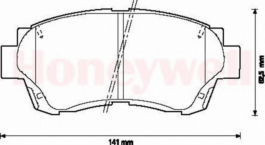 BENDIX 572392B - Kit pastiglie freno, Freno a disco www.autoricambit.com