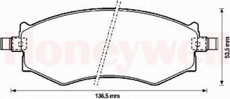 BENDIX 572339B - Kit pastiglie freno, Freno a disco www.autoricambit.com