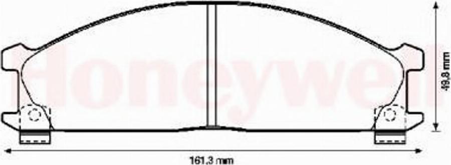 BENDIX 572373B - Kit pastiglie freno, Freno a disco www.autoricambit.com